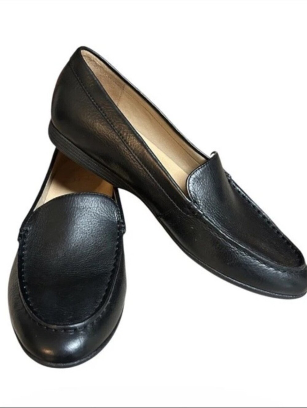 Dansko Womens Lorri Loafers shoes Size 9.5 EU 41 Black Leather Flats Comfort NEW